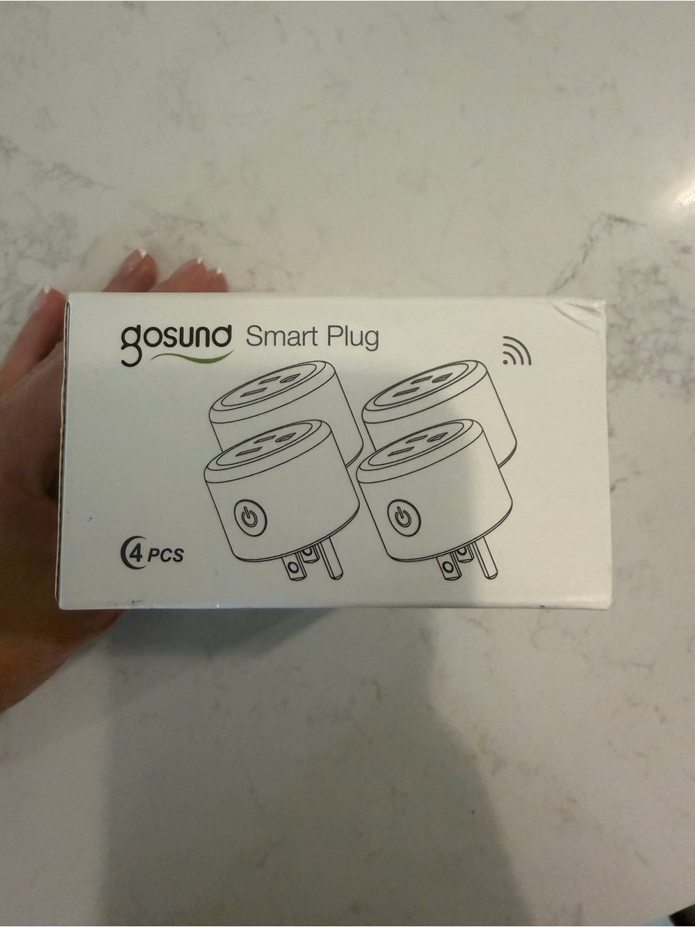 Smart Plug 4-Pack – White Wi‑Fi Outlet Adapter